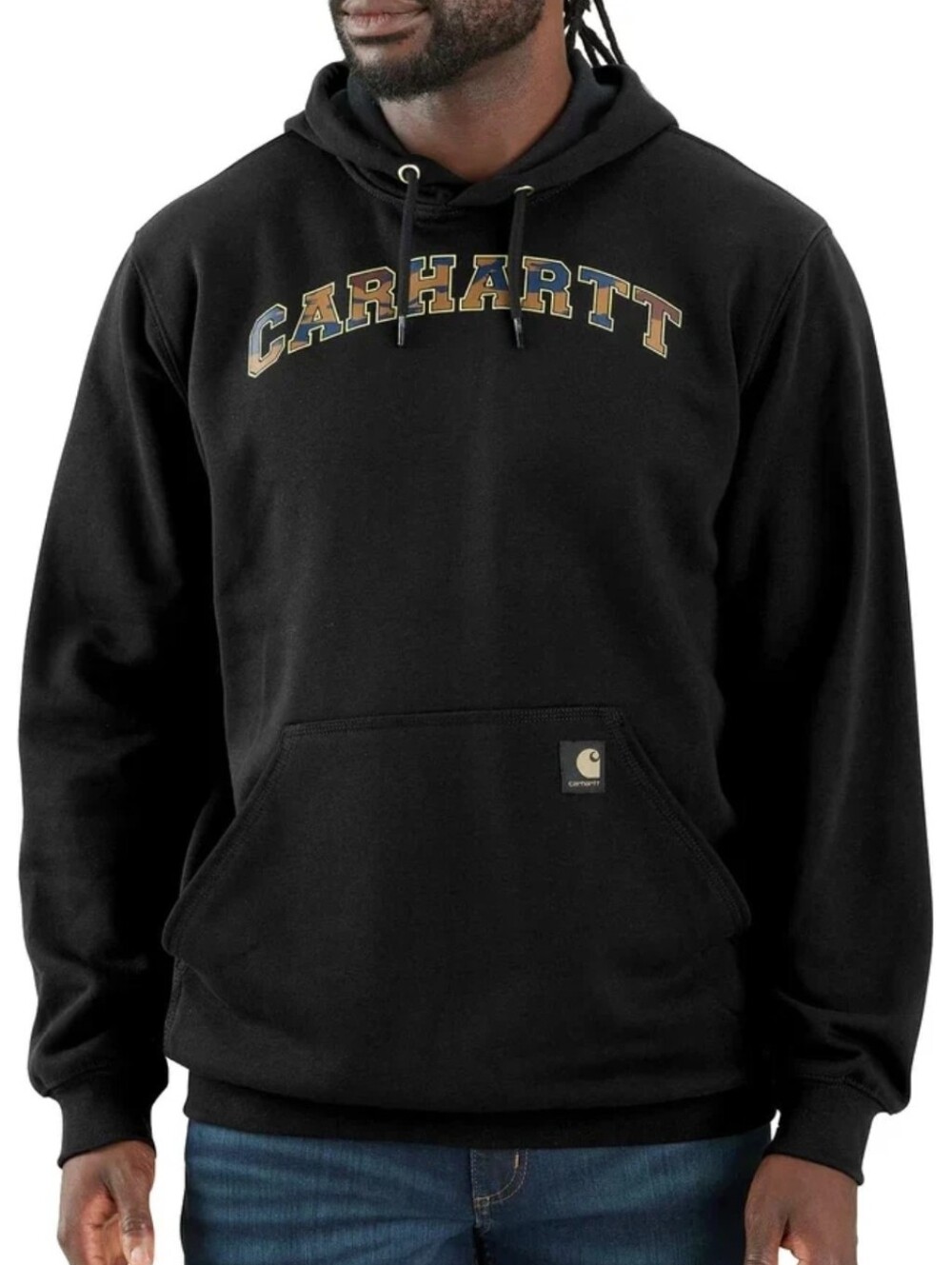 Carhartt Men's - Loose Fit Midweight Camo Logo Graphic Sweatshirt Size Medium